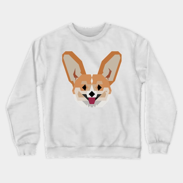 Cardigan Corgi face Crewneck Sweatshirt by wagnerps